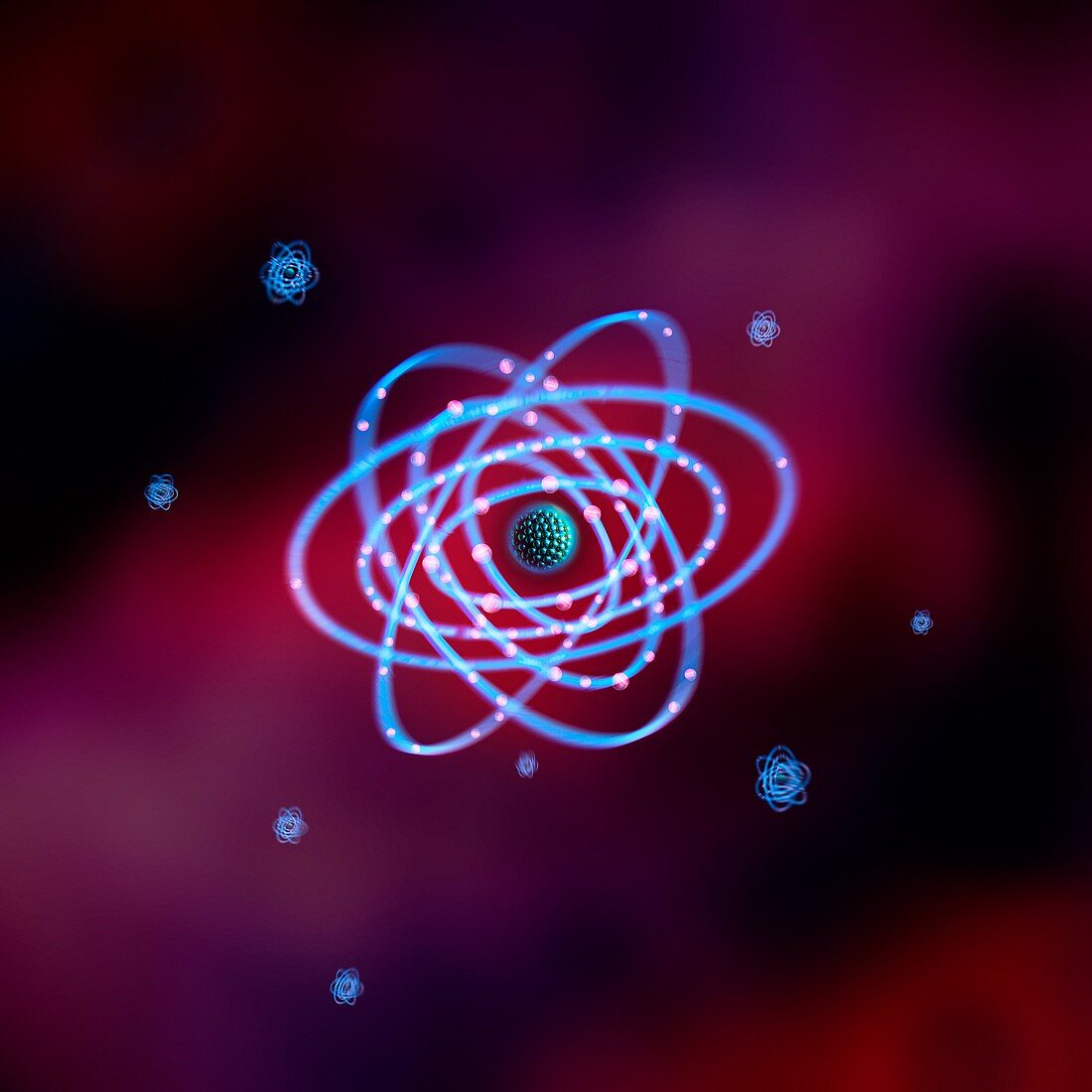 Thorium atom,conceptual image