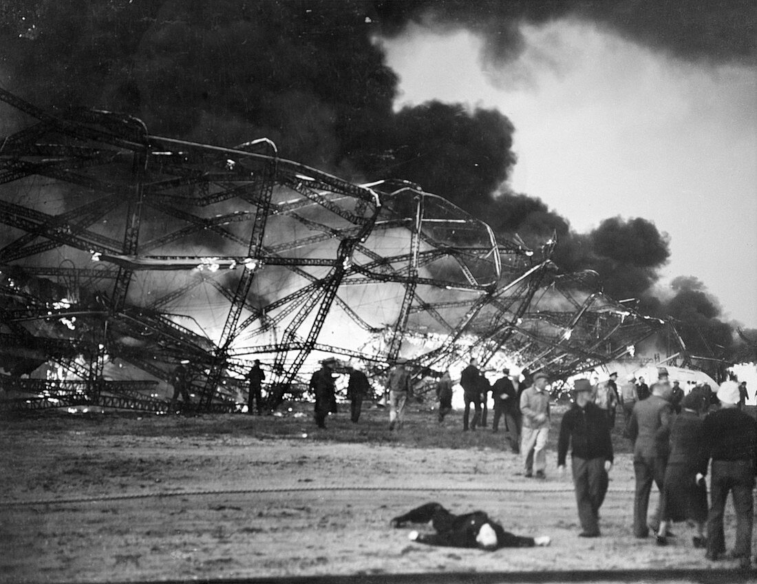Hindenburg disaster,NAS Lakehurst,USA