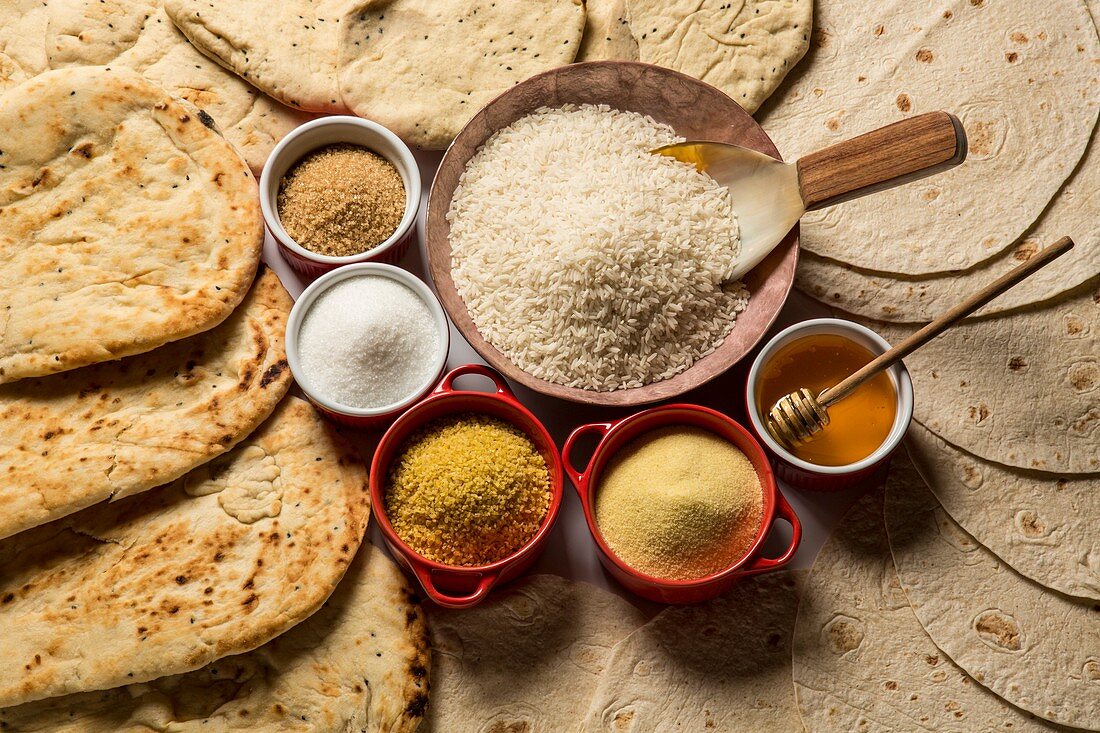 Middle Eastern carbohydrate-based foods