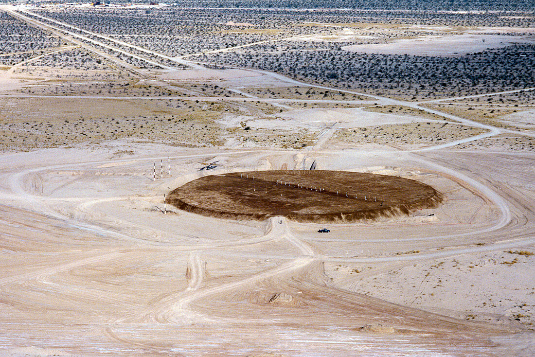 Nuclear missile silo test site,1986