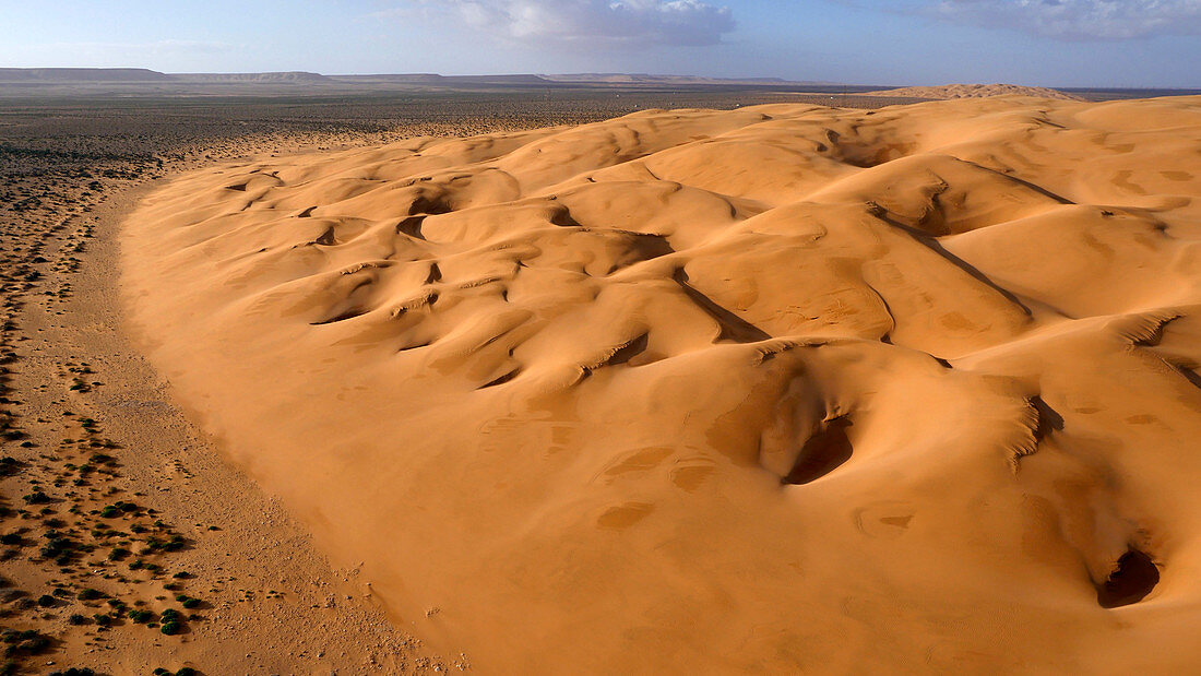Barchan dunes,Morocco