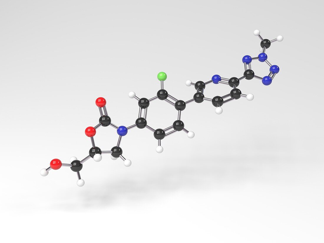 Tedizolid antibiotic molecule