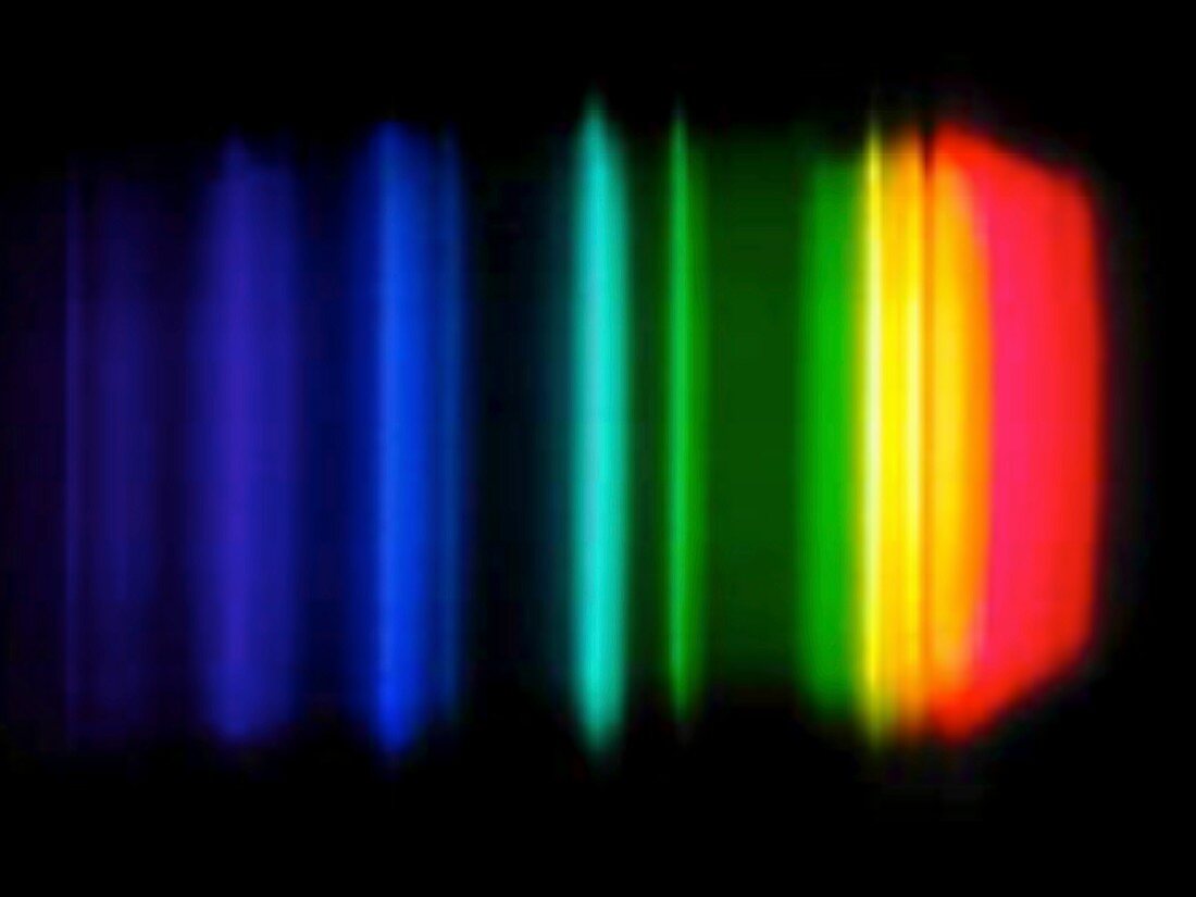 Sodium emission spectrum