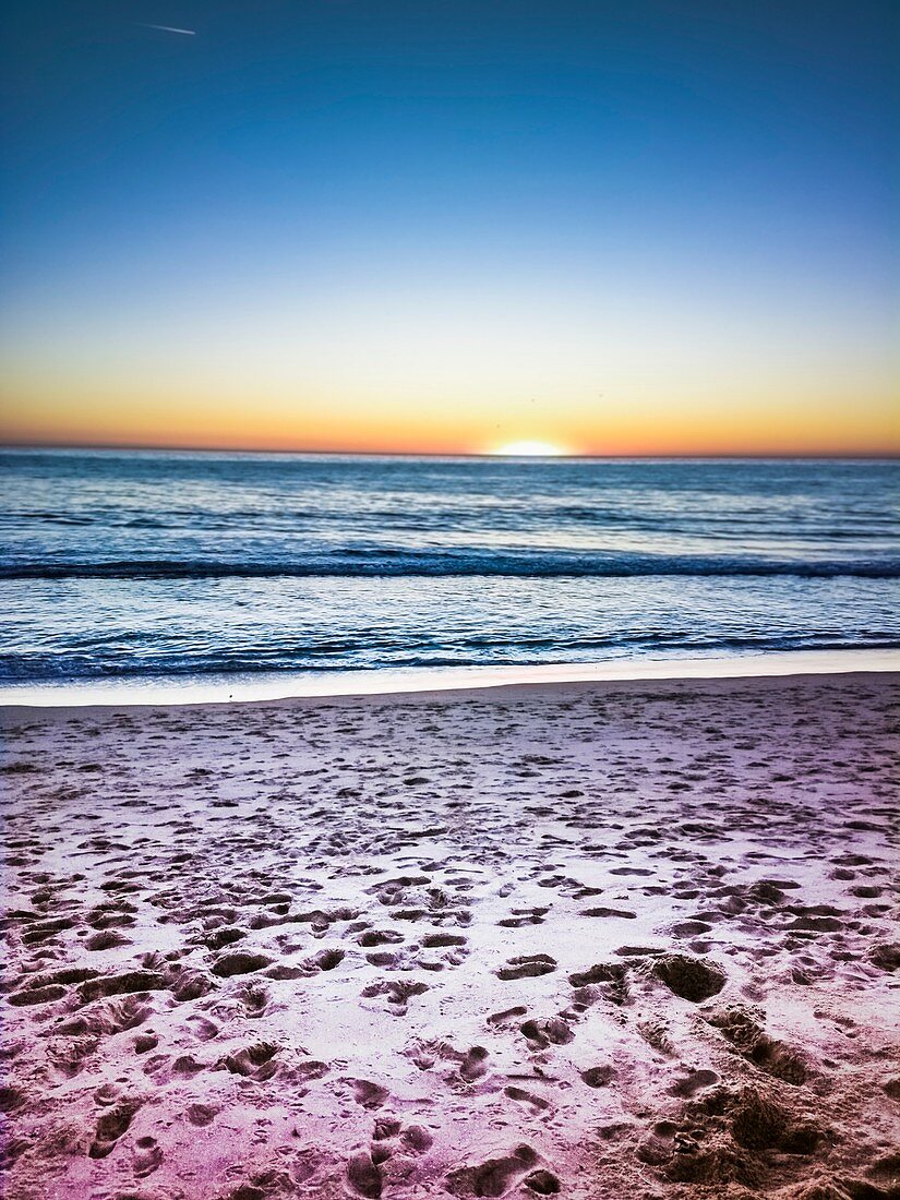 Venice Beach,USA,at sunset