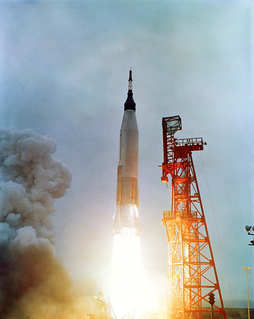 Launch of Mercury-Atlas 7,1962
