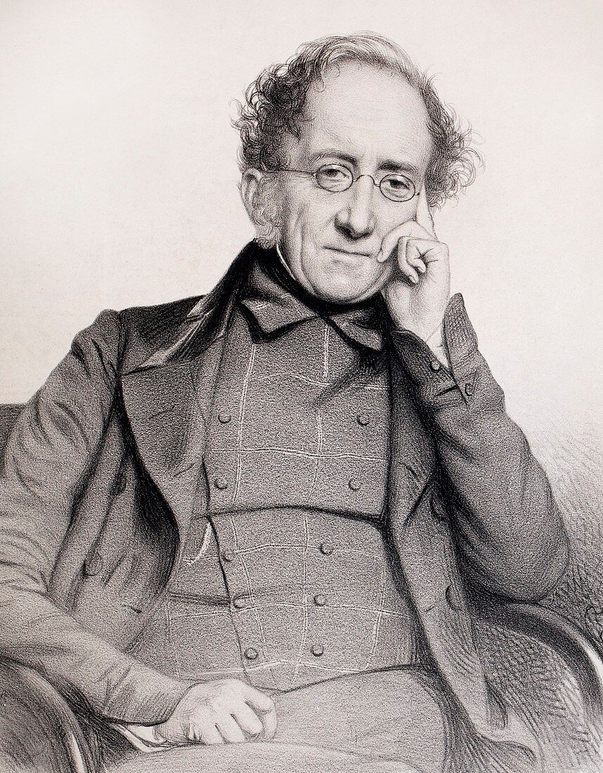 1852 Portrait Henry De La Beche geologist