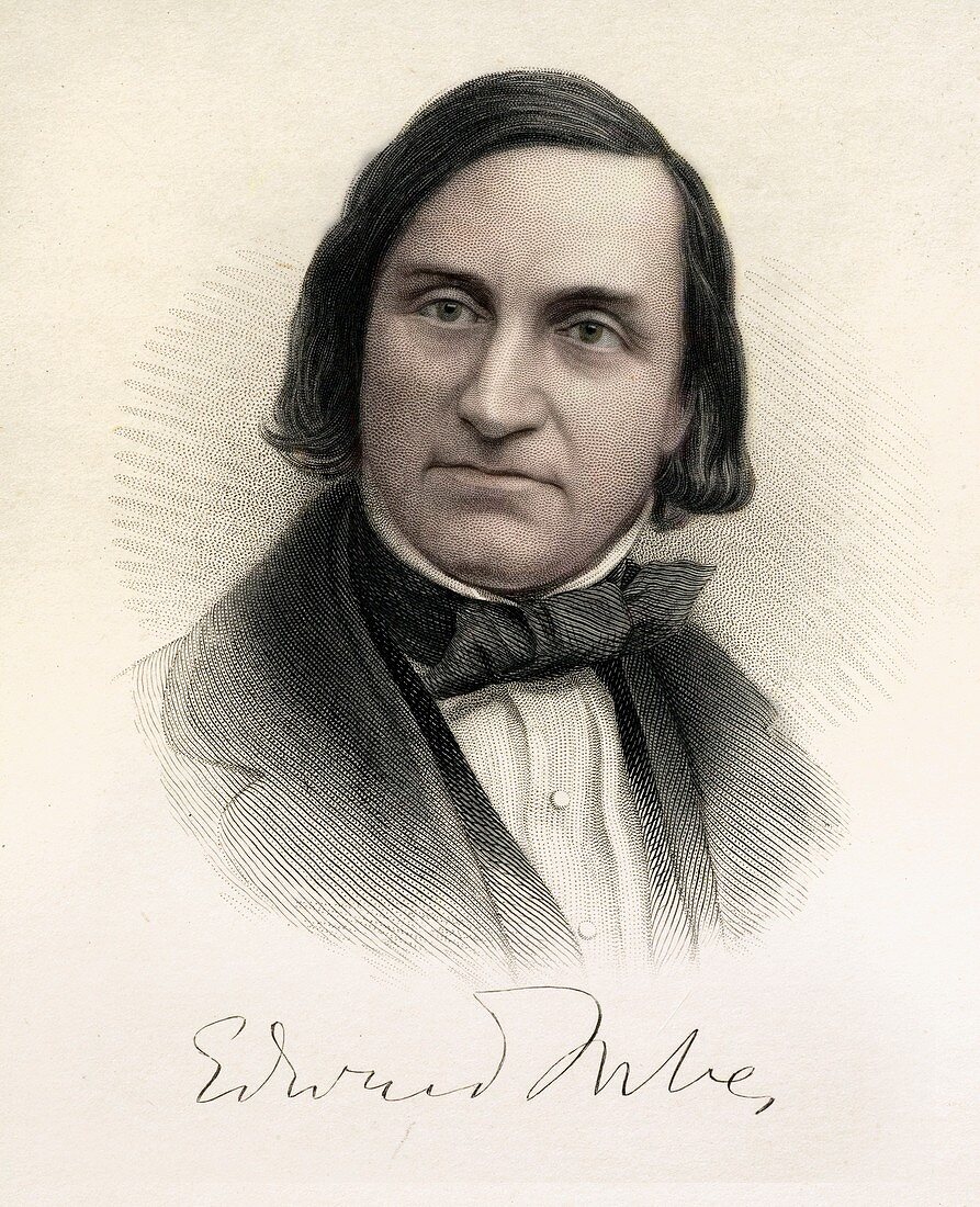 1815 Edward Forbes color portrait geology