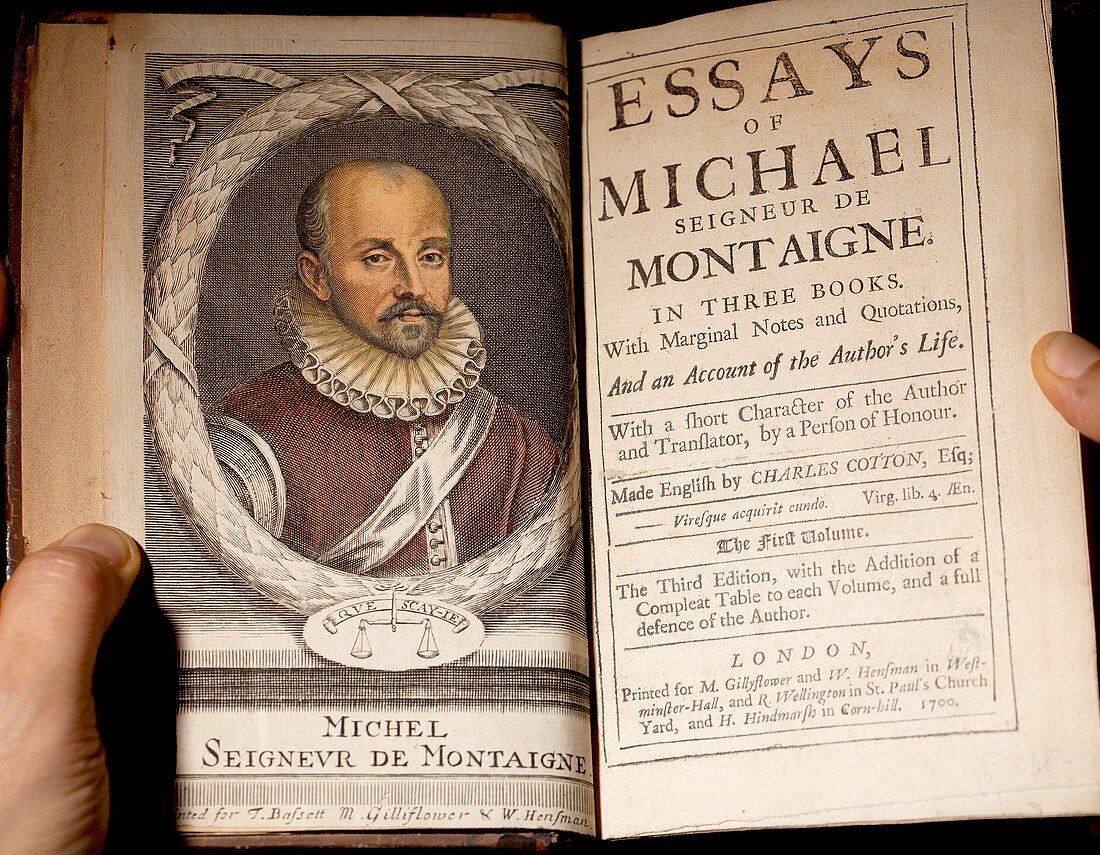 1700 Michel de Montaigne Essays portrait