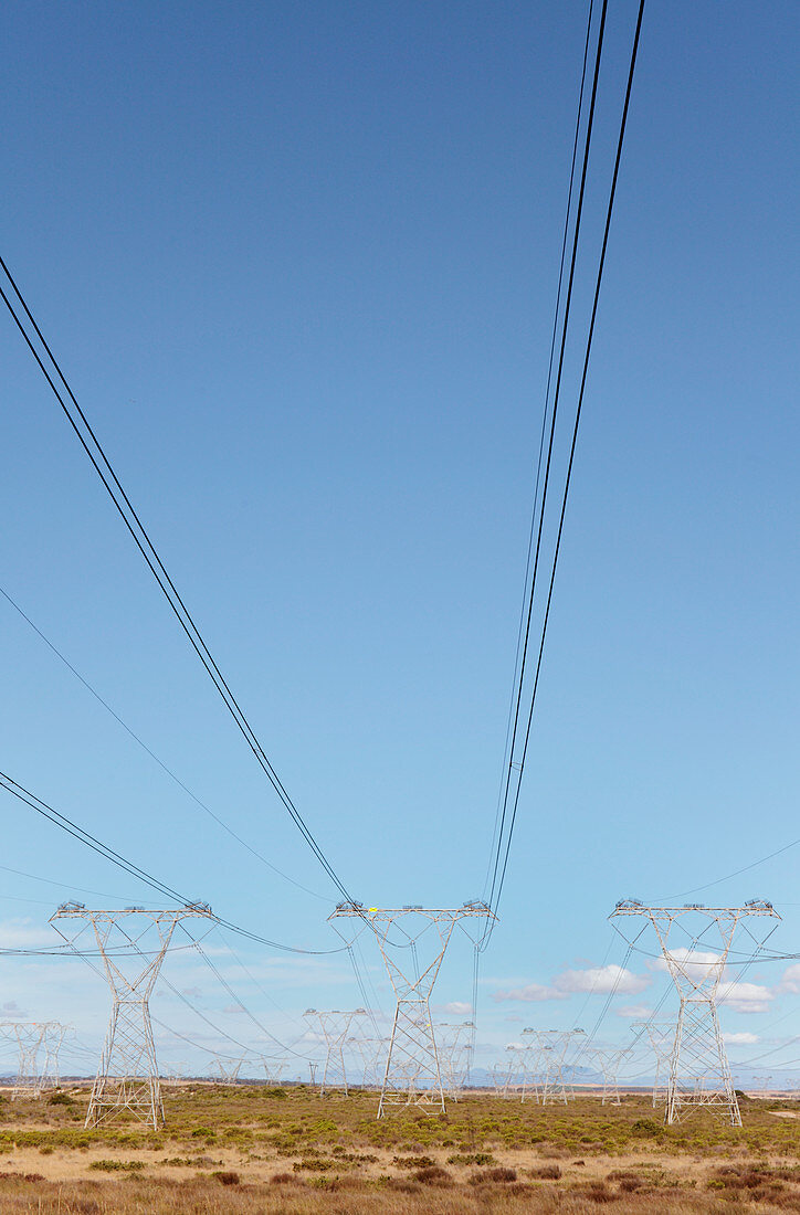 Power lines,South Africa