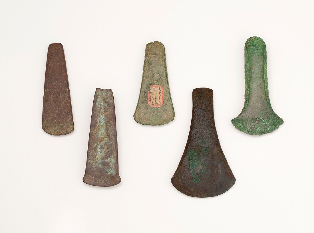 The celt flat axe copper to bronze age