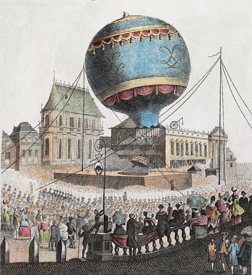 1783 Montgolfier First ascent Balloon