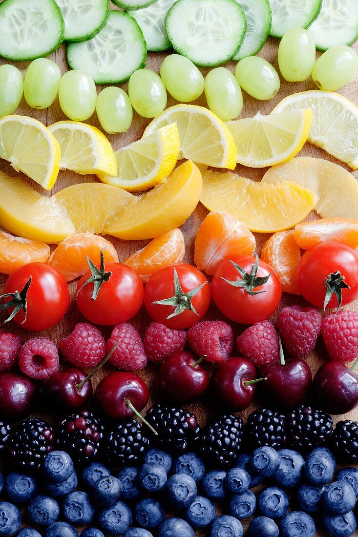 Selection of fruit