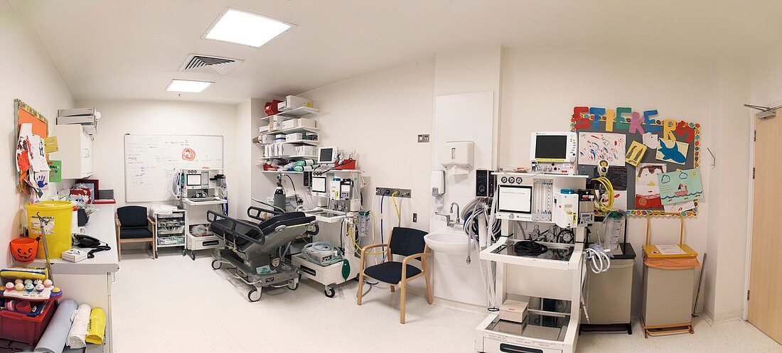 Paediatrics anaesthetics room