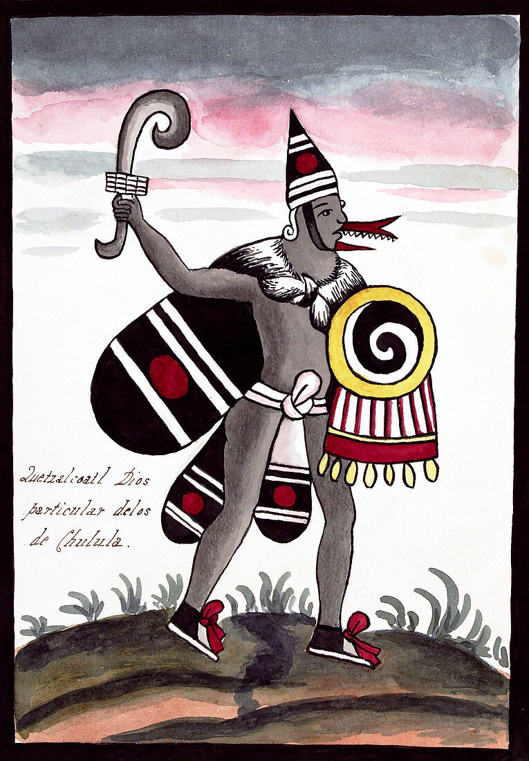 Aztec deity Quetzalcoatl,16th century