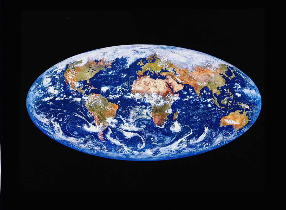 Satellite image of the earth