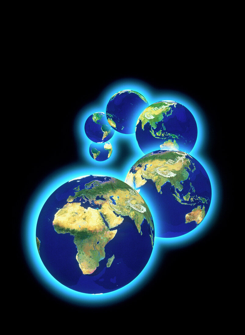 Geosphere images of the whole Earth