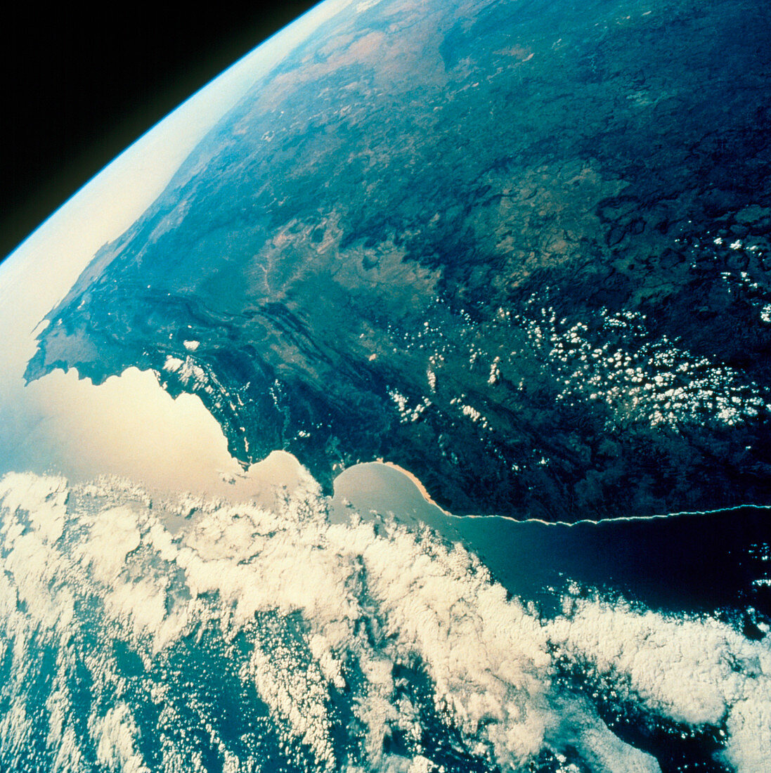 Southern coast of Africa seen from Shuttle STS-58