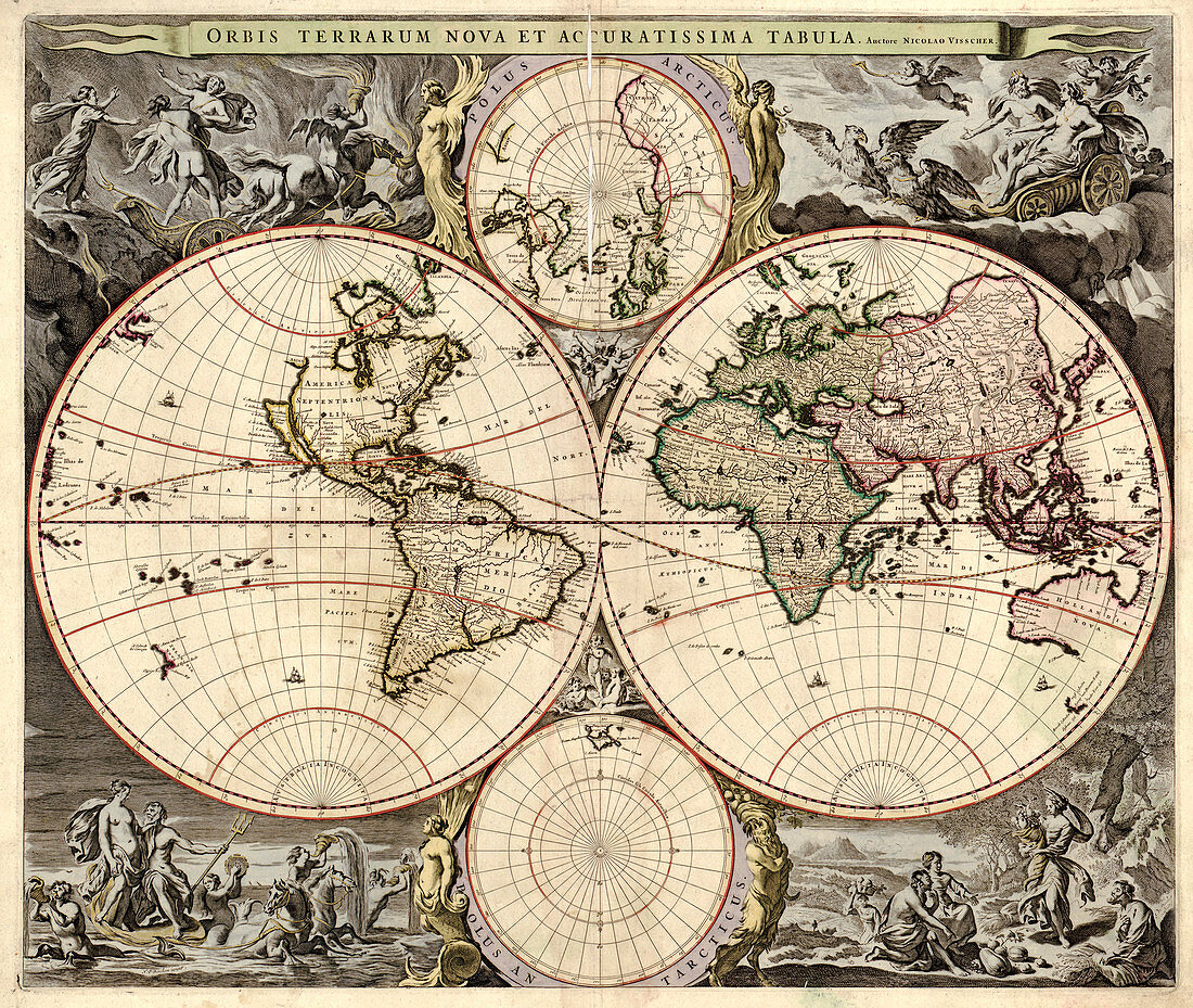 Map of the world,1690