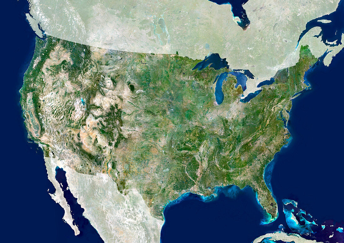 USA,satellite image