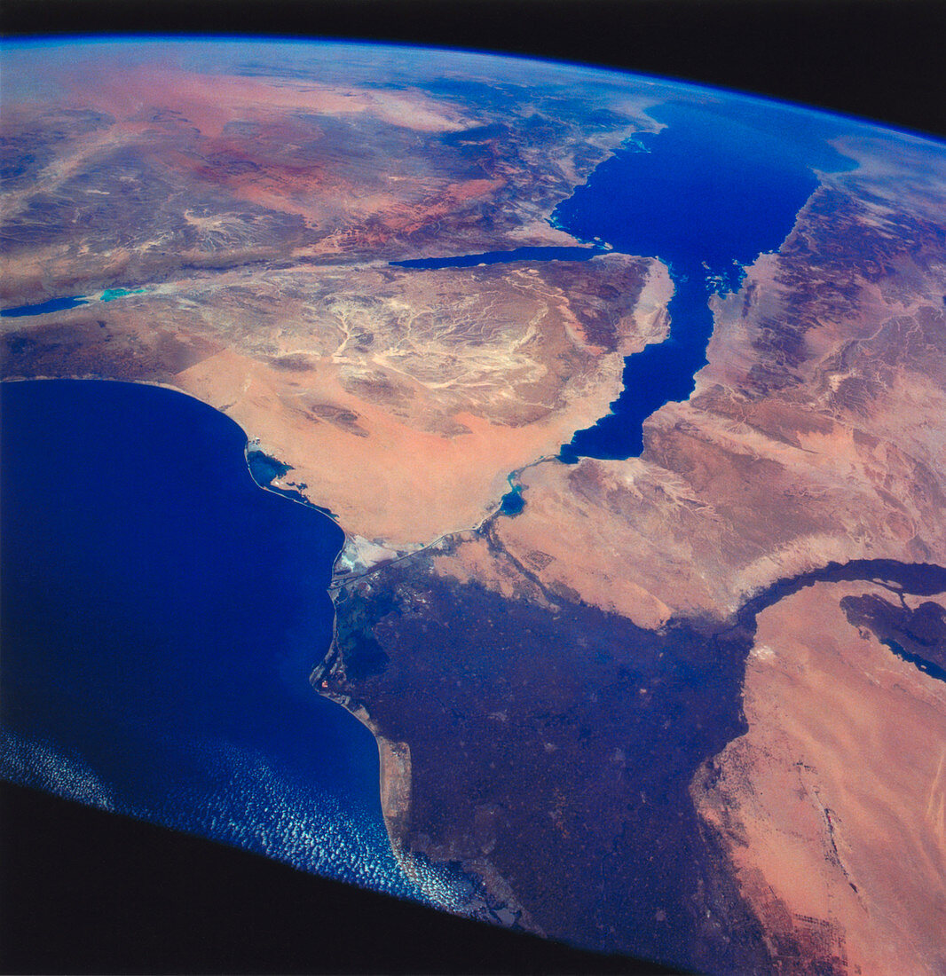 Sinai Peninsula and Nile River Delta