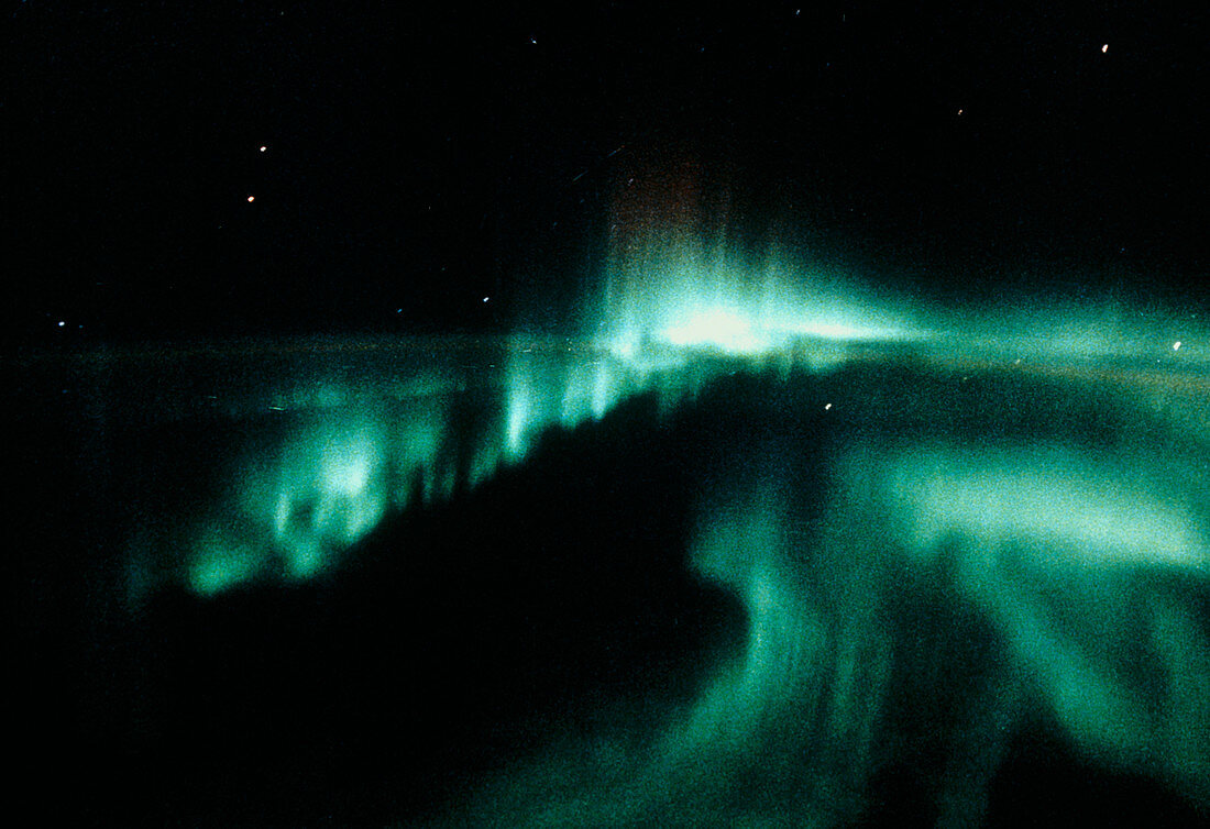 Aurorae Australis seen from space,STS-47