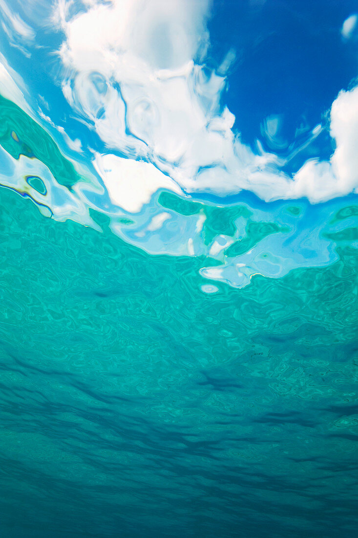 Clouds from underwater