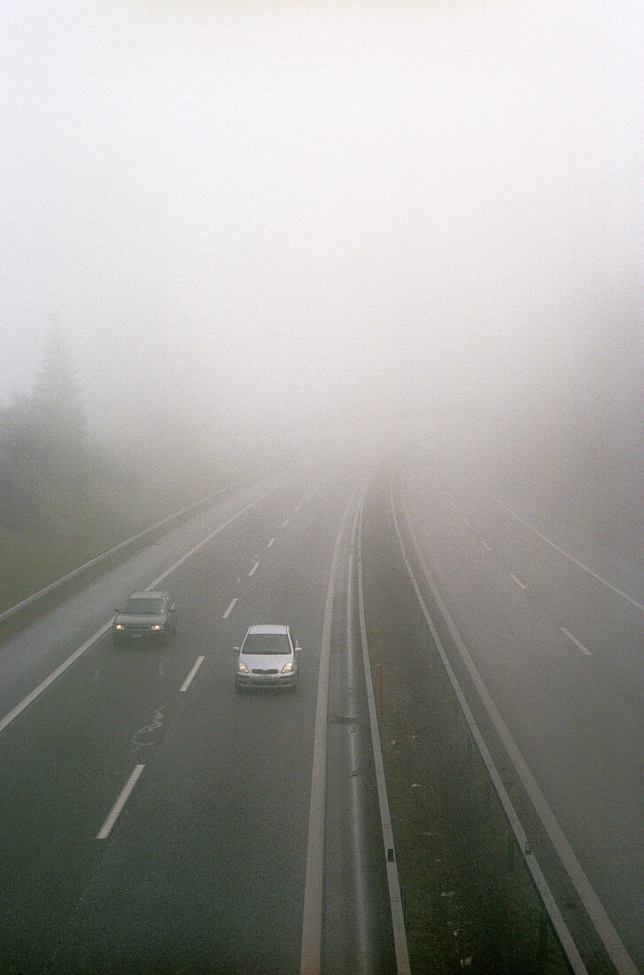 Traffic in fog