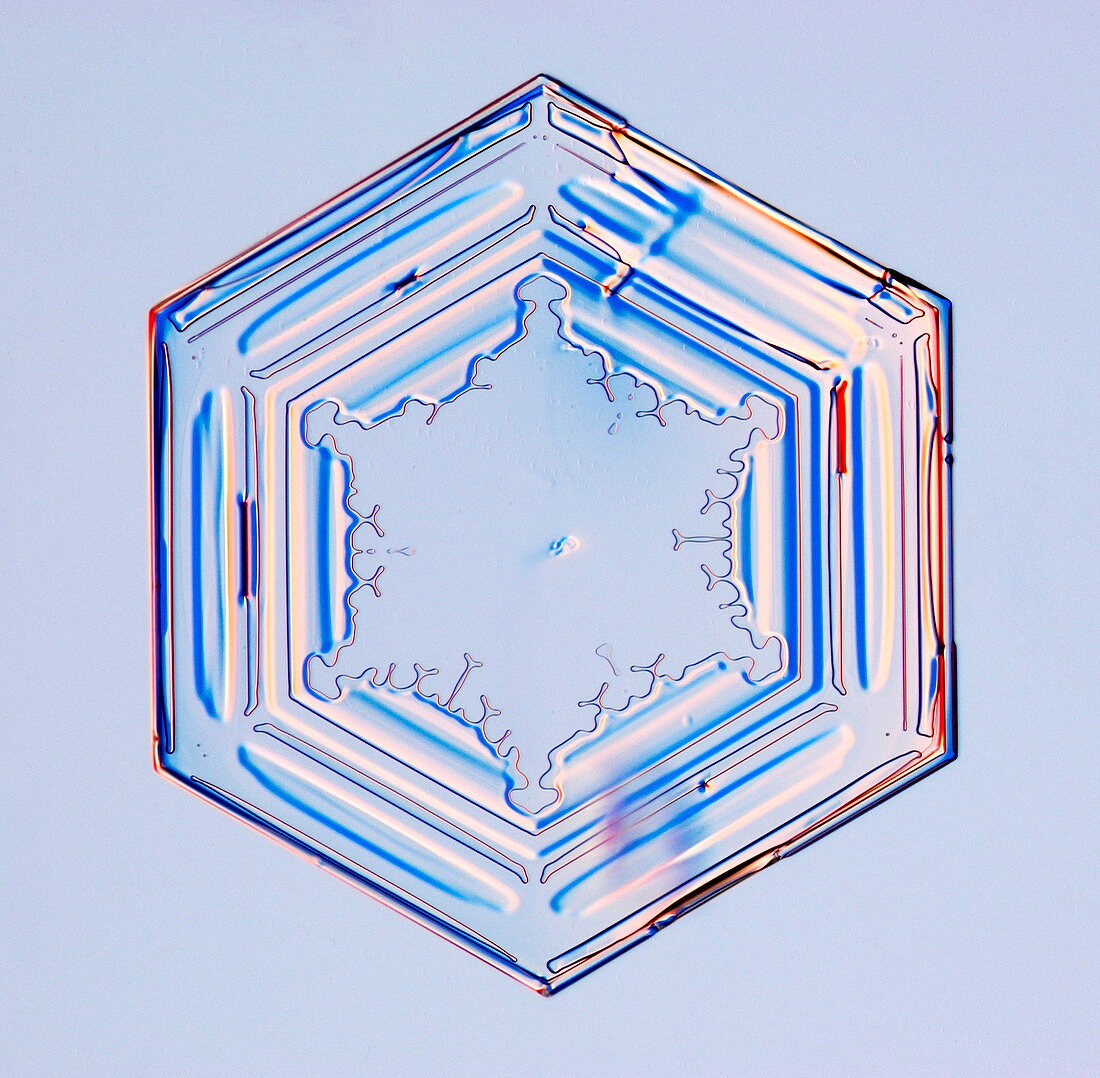 Hexagonal snowflake