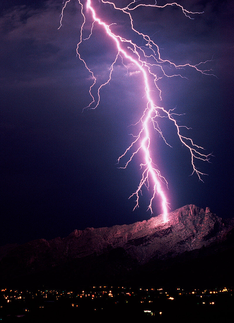 Lightning over Tucson