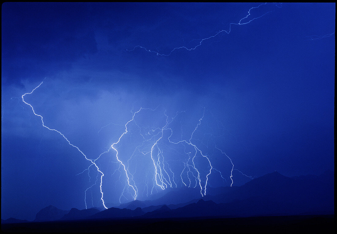 Lightning near Tucson,USA