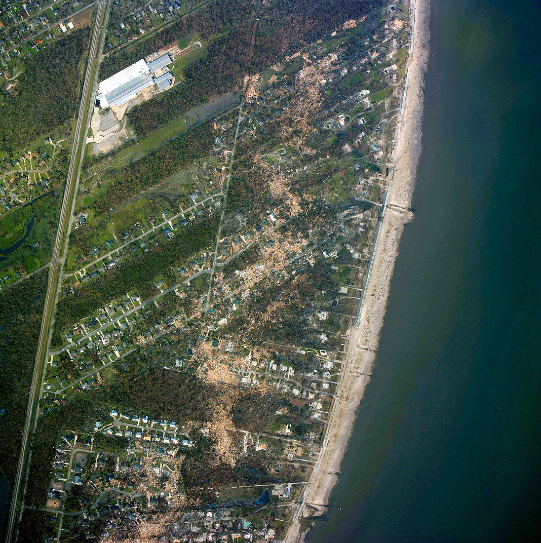 Bay St Louis after Hurricane Katrina