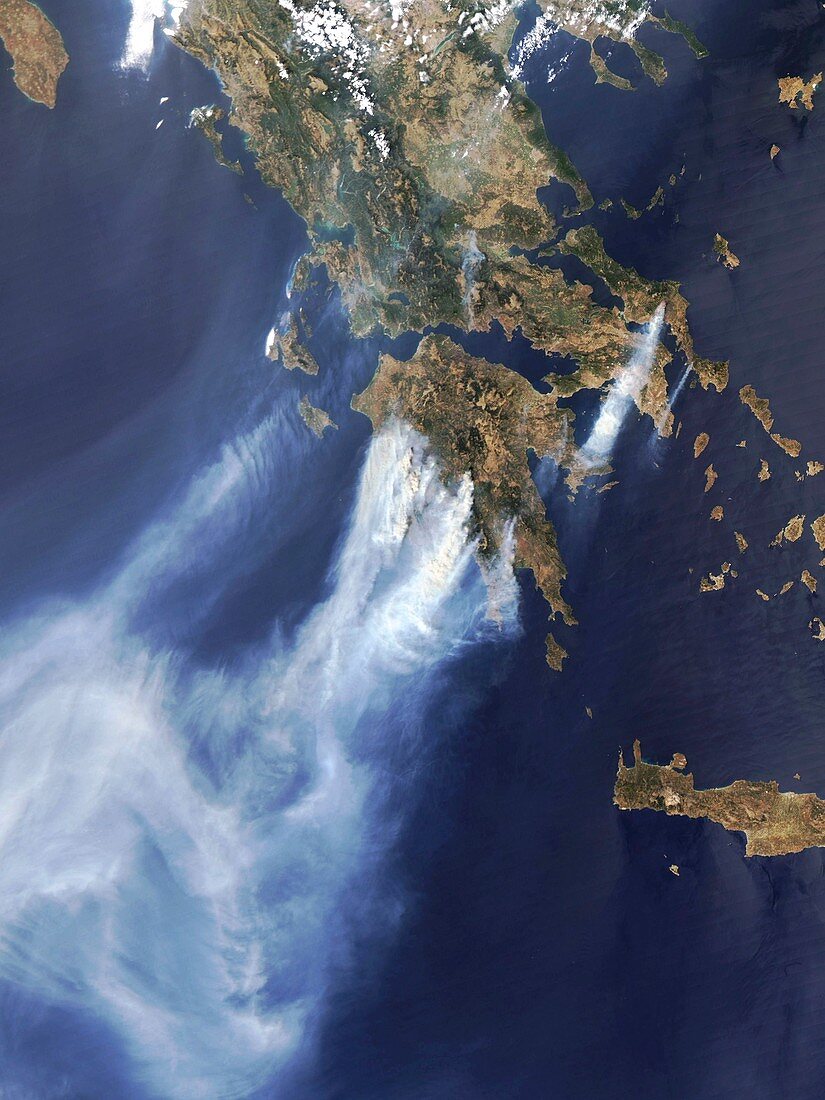Forest fires,Greece,August 2007
