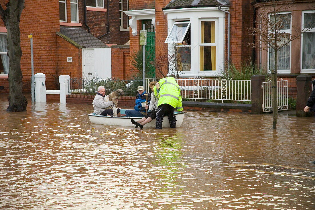 Evacuation of residents,Carlisle