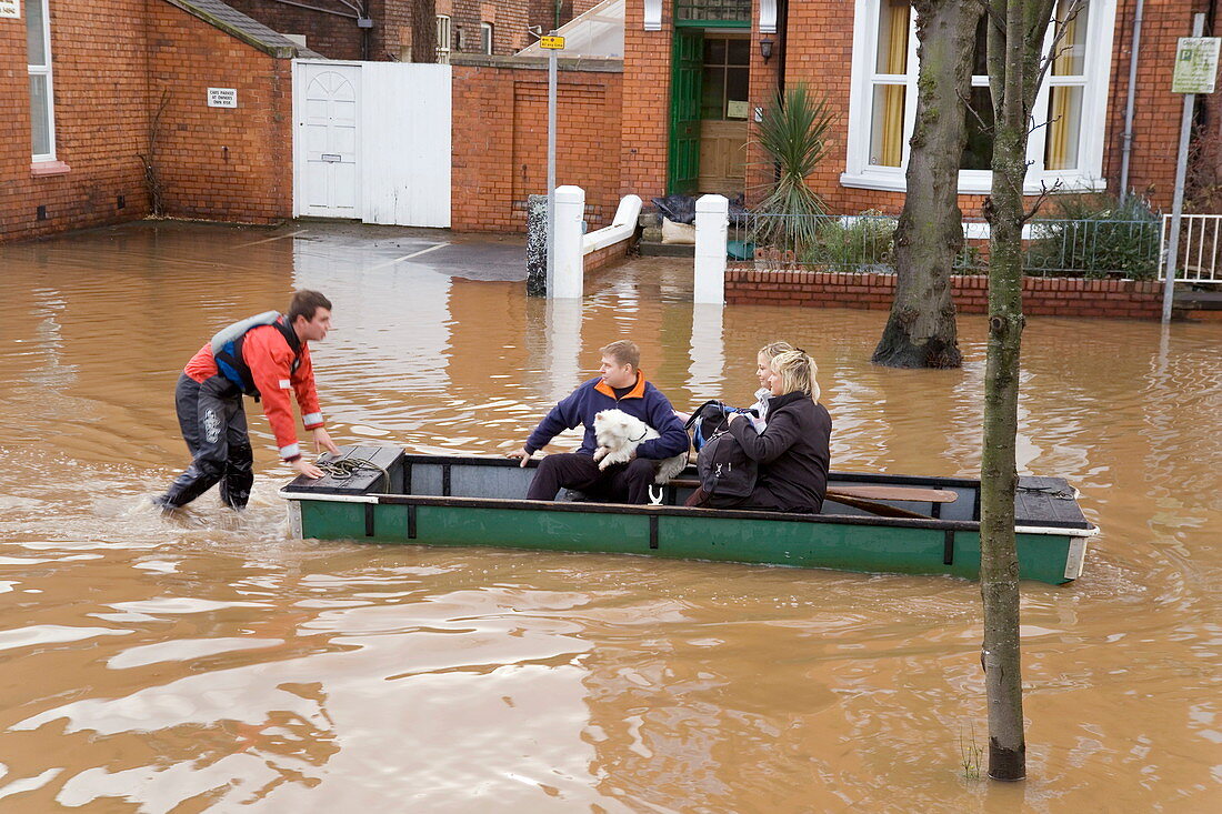 Evacuation of residents,Carlisle