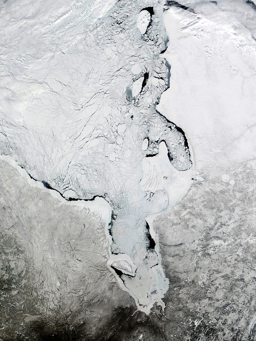 Sea ice in Hudson Bay