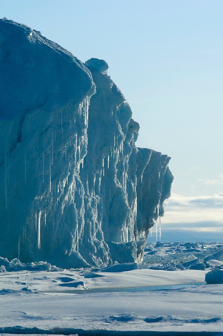 Melting iceberg,Nunavut,Canada