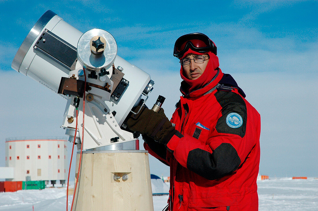 Astronomy at Concordia base,Antarctica