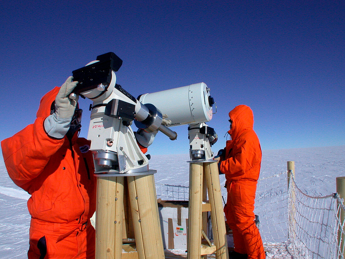 Astronomy at Concordia base,Antarctica