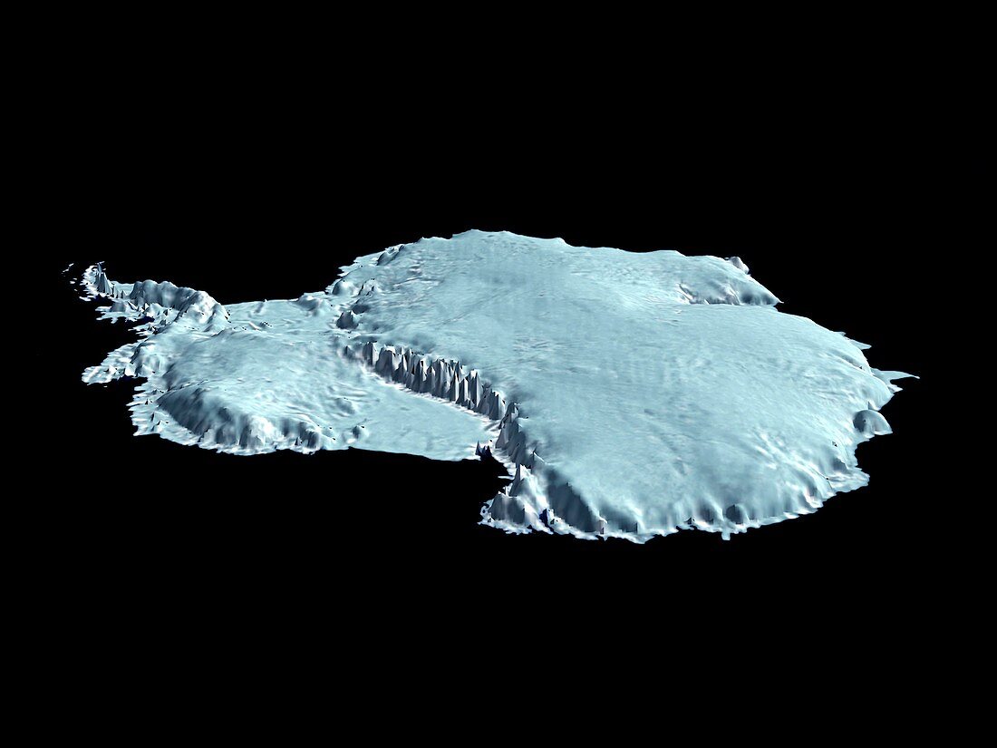 Antarctica in 1998,computer model