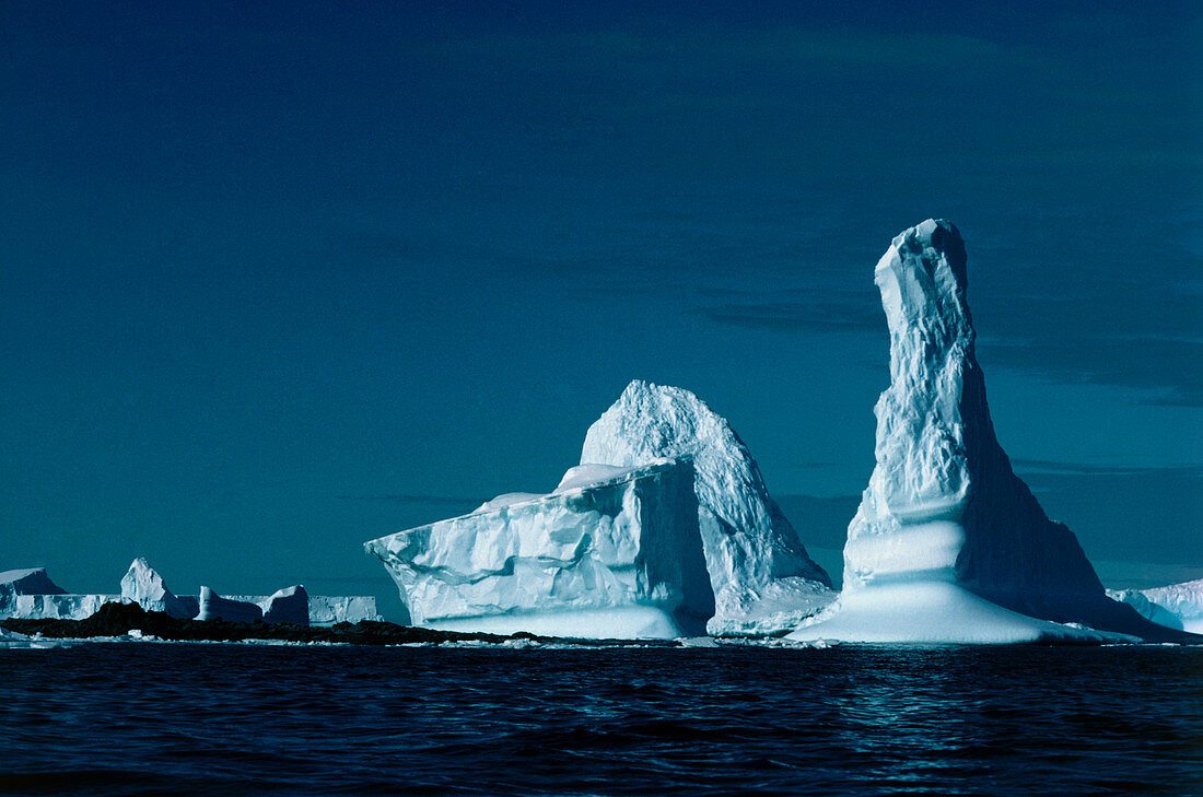Icebergs,Biscoe Islands,Antarctic Peninsula