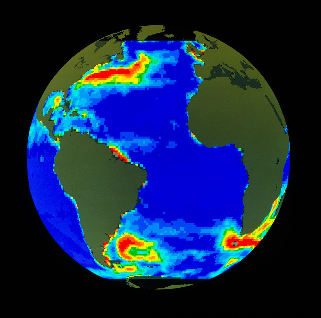 GeoSat image of ocean currents