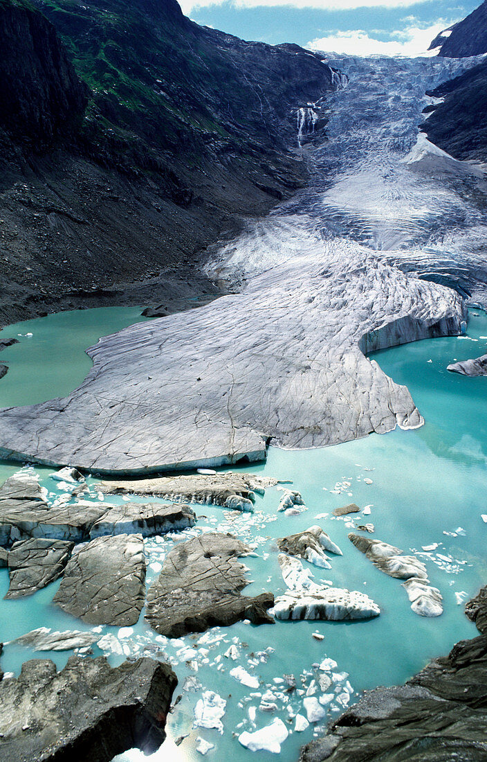 Triftgletscher glacier,Switzerland,2002