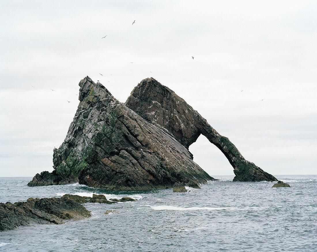 Bow Fiddle Rock,Scotland