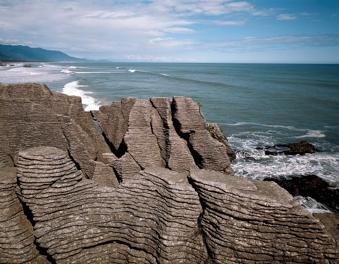Pancake Rocks,South Island,New Zealand