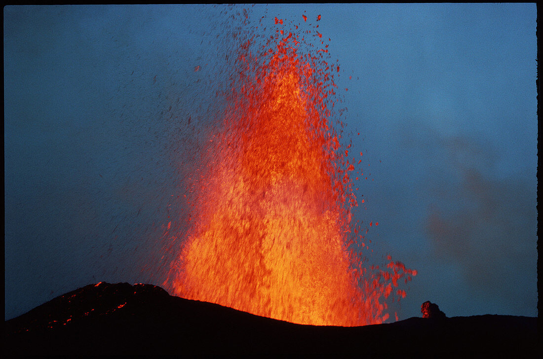 Eruption of Krafla volcano