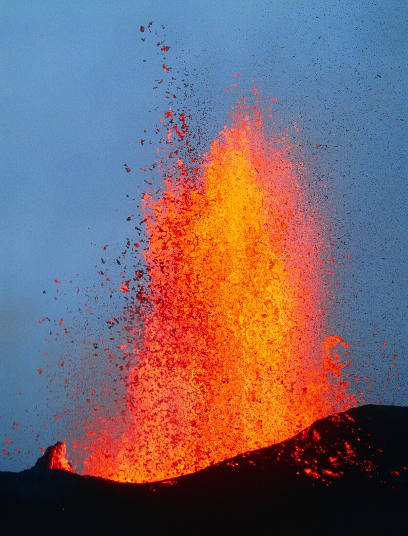 Fountain of lava