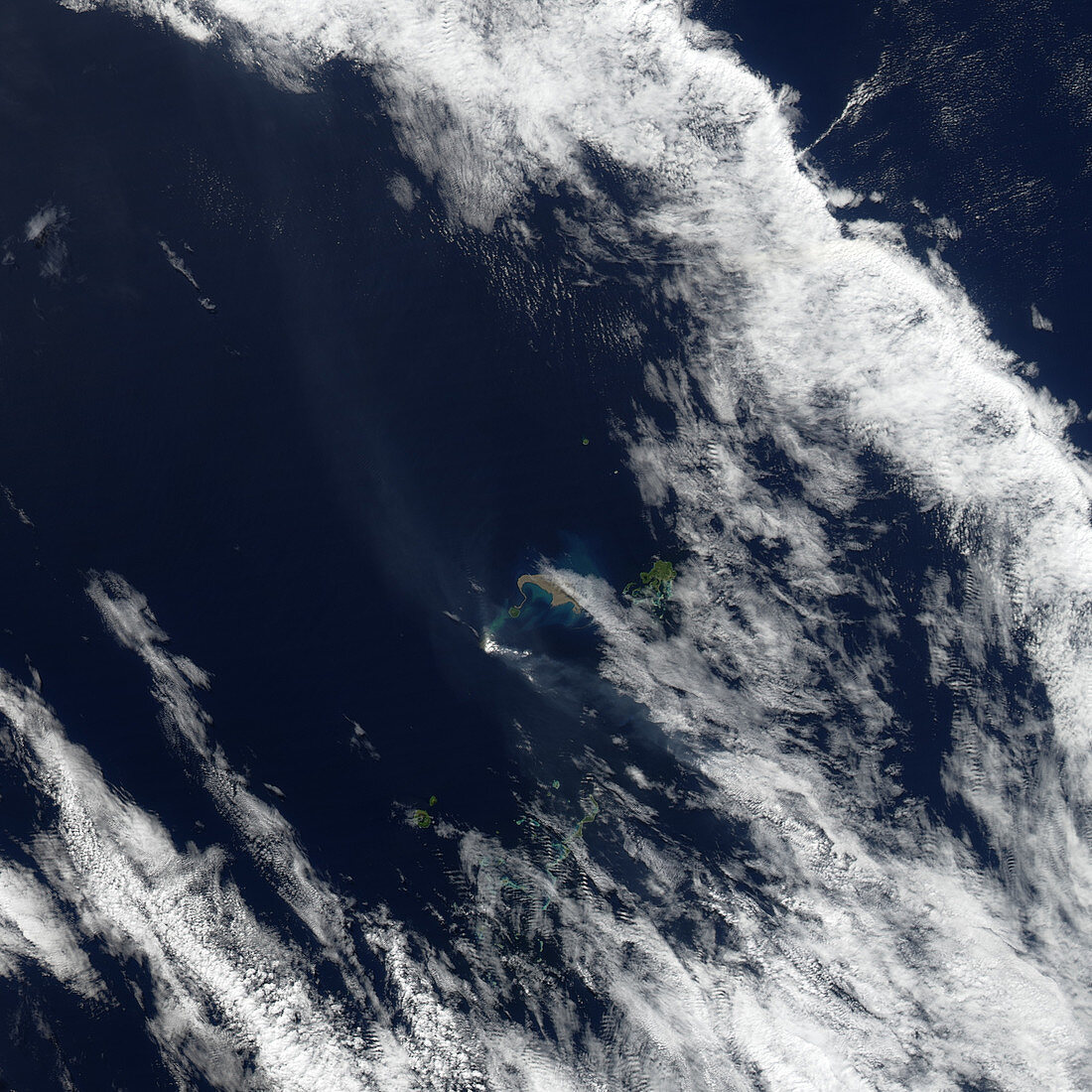 New volcanic island in Tonga,10/08/2006