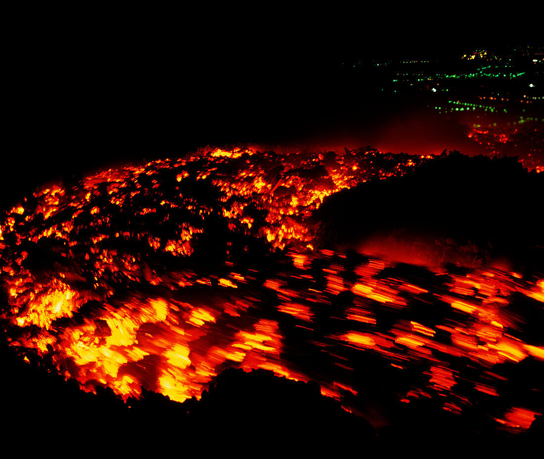Eruption on Mount Etna