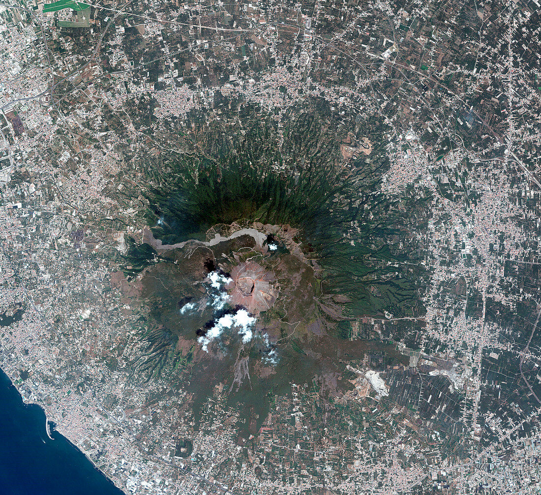 Mount Vesuvius volcano,2002