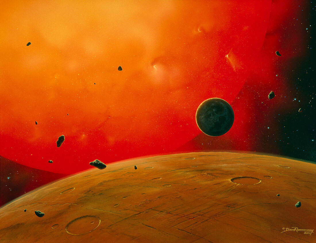 Red giant Sun